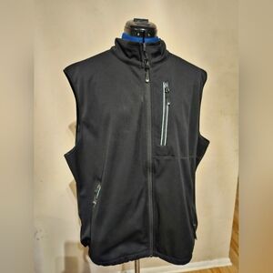 Women's Black Softshell Vest/Windbreaker